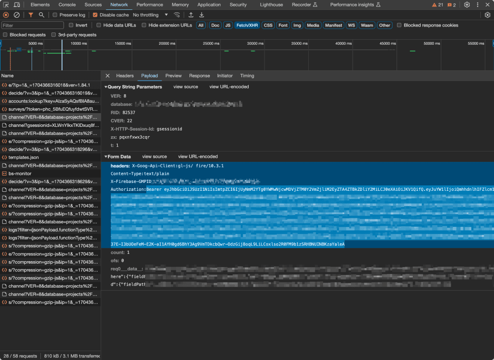 Firebase Authenticated Request Trigger